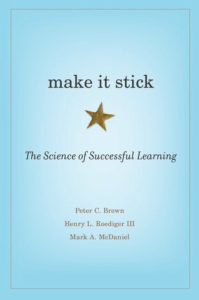 Book Cover Make it Stick: The Science of Successful Learning by Peter C. Brown, Henry L. Roediger III, Mark A. McDaniel
