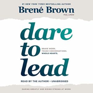 Book cover of Dare to Lead by Brene Brown
