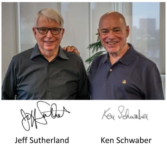 picture of scrum creators jeff sutherland and ken schwaber