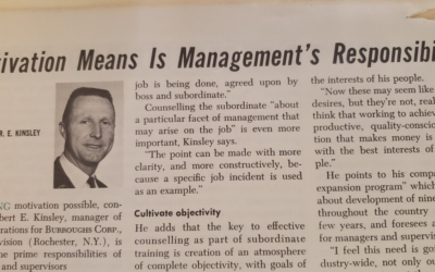 Motivation And Modern Leadership; Surprising Agile Lessons From 1967