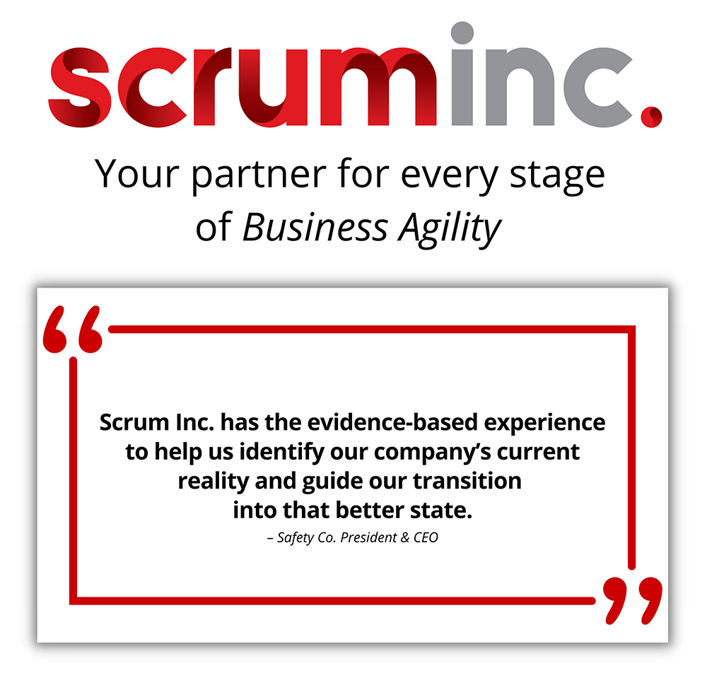 Scrum Inc endorsement