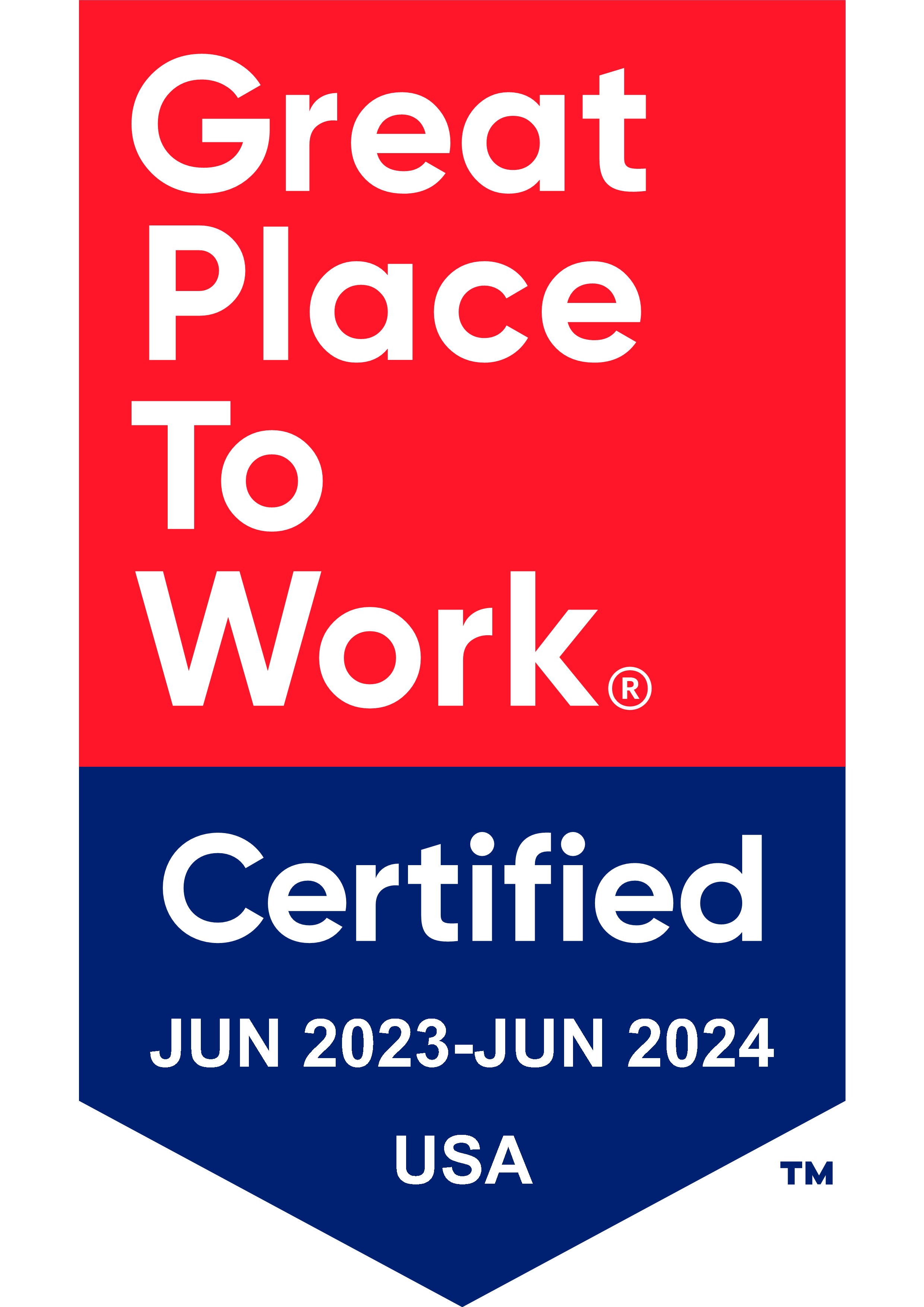 great places to work badge